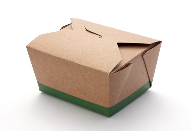 Take Out Box isolated on white background