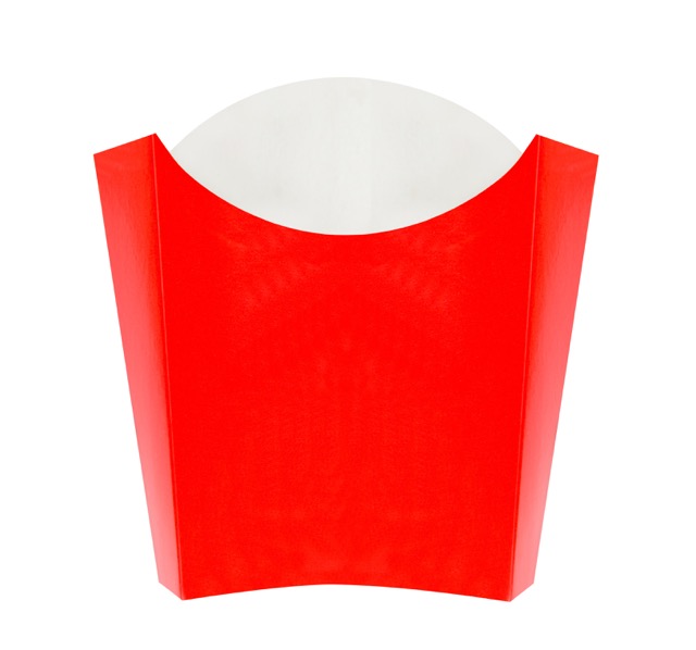 Blank french fries box