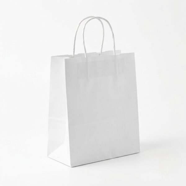 White Paper Bags (250 Pcs) (240X110X310)